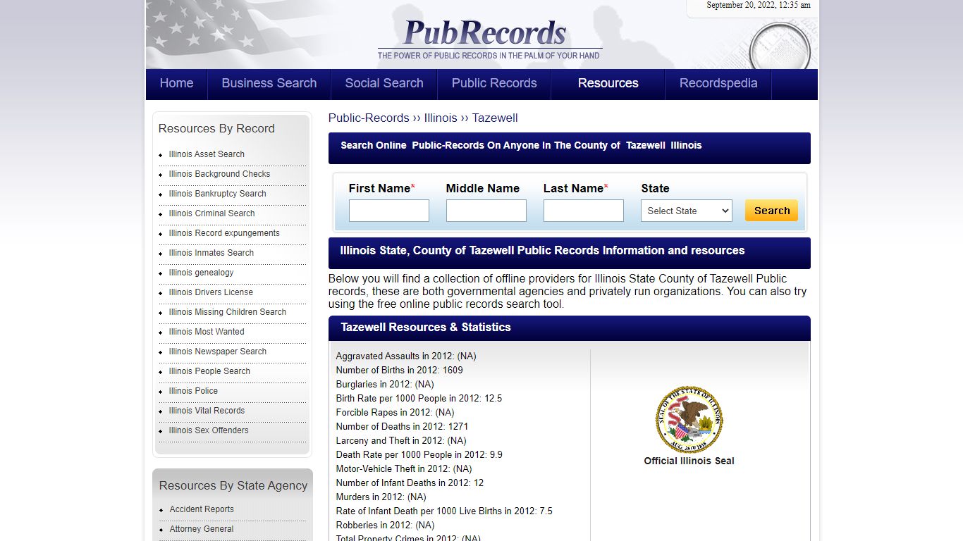 Tazewell County, Illinois Public Records